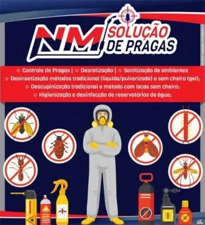 NM Solução de Pragas - controle de pragas, descupinização, sanitização e higienização de caixas d'água